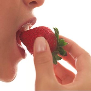 Sense-of-Taste-Woman-Strawberry