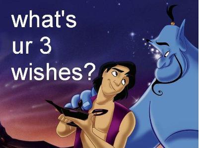 Genie Grants 3 Wishes